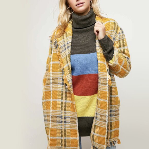 Davi & Dani Plaid Jacket